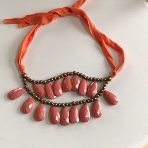 Necklace Orange University of Tennessee Texas VT